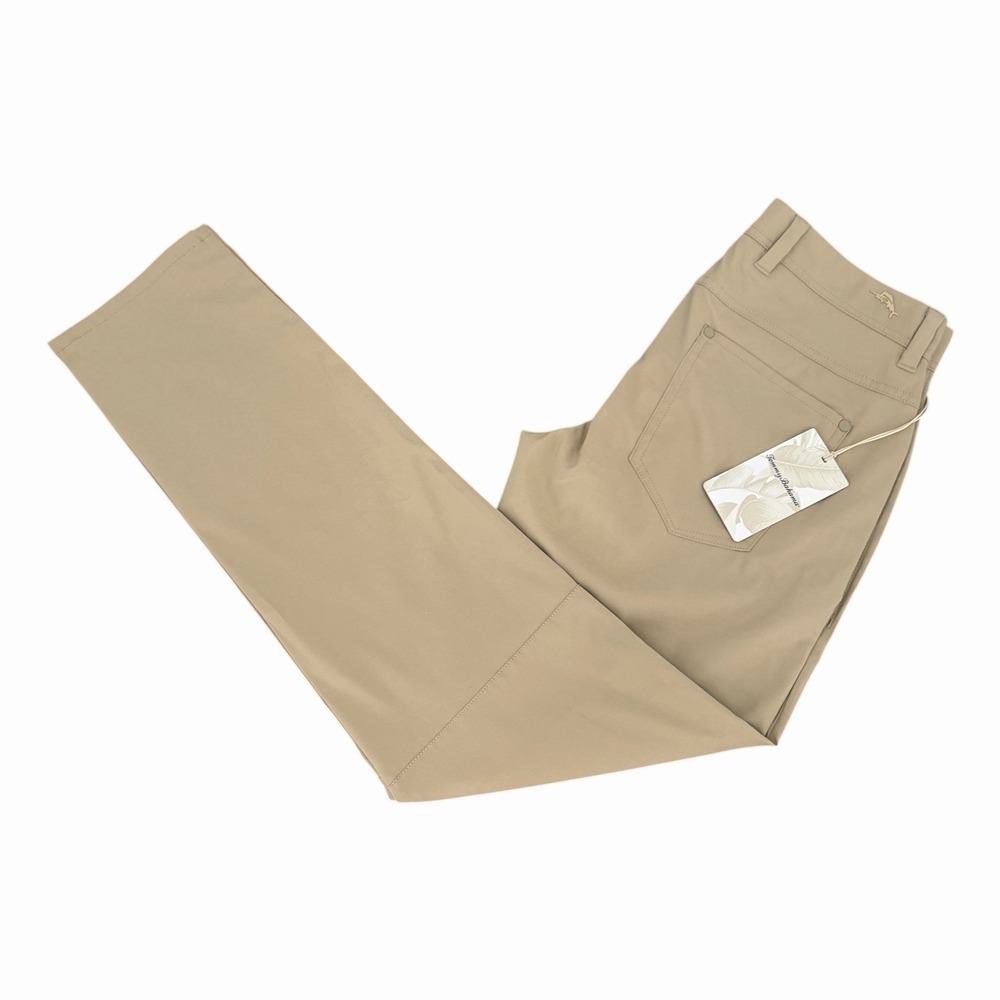 Tommy Bahama Pants 5 Pocket Island Zone Performance Beige 30x32 Fit (31x31) Golf